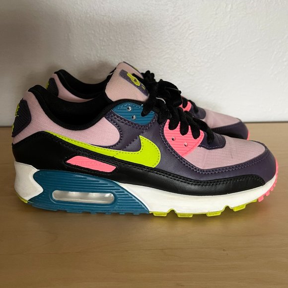 Nike Shoes - Nike Wmns Air Max 90 'Dark Raisin Cyber' Purple White CV8819-500
